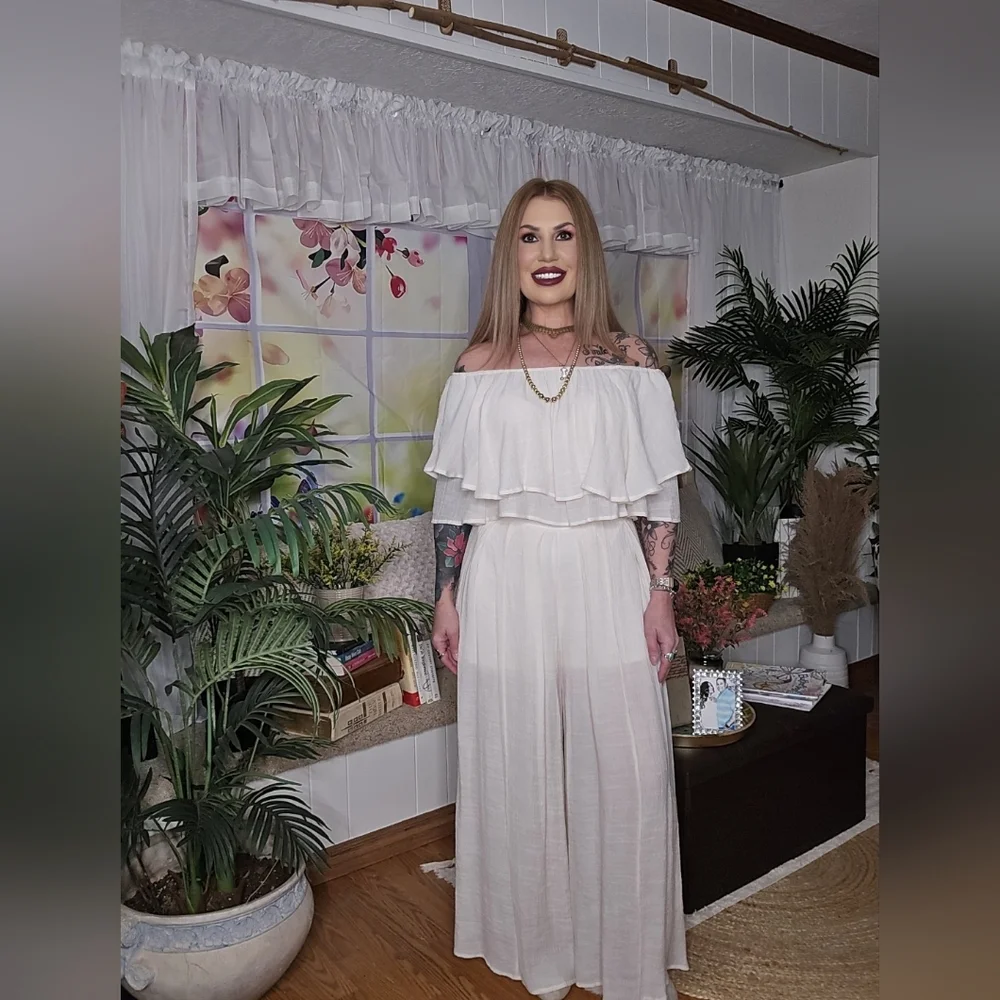 Vanilla Blouse & Pants Set - Picture 1 of 5